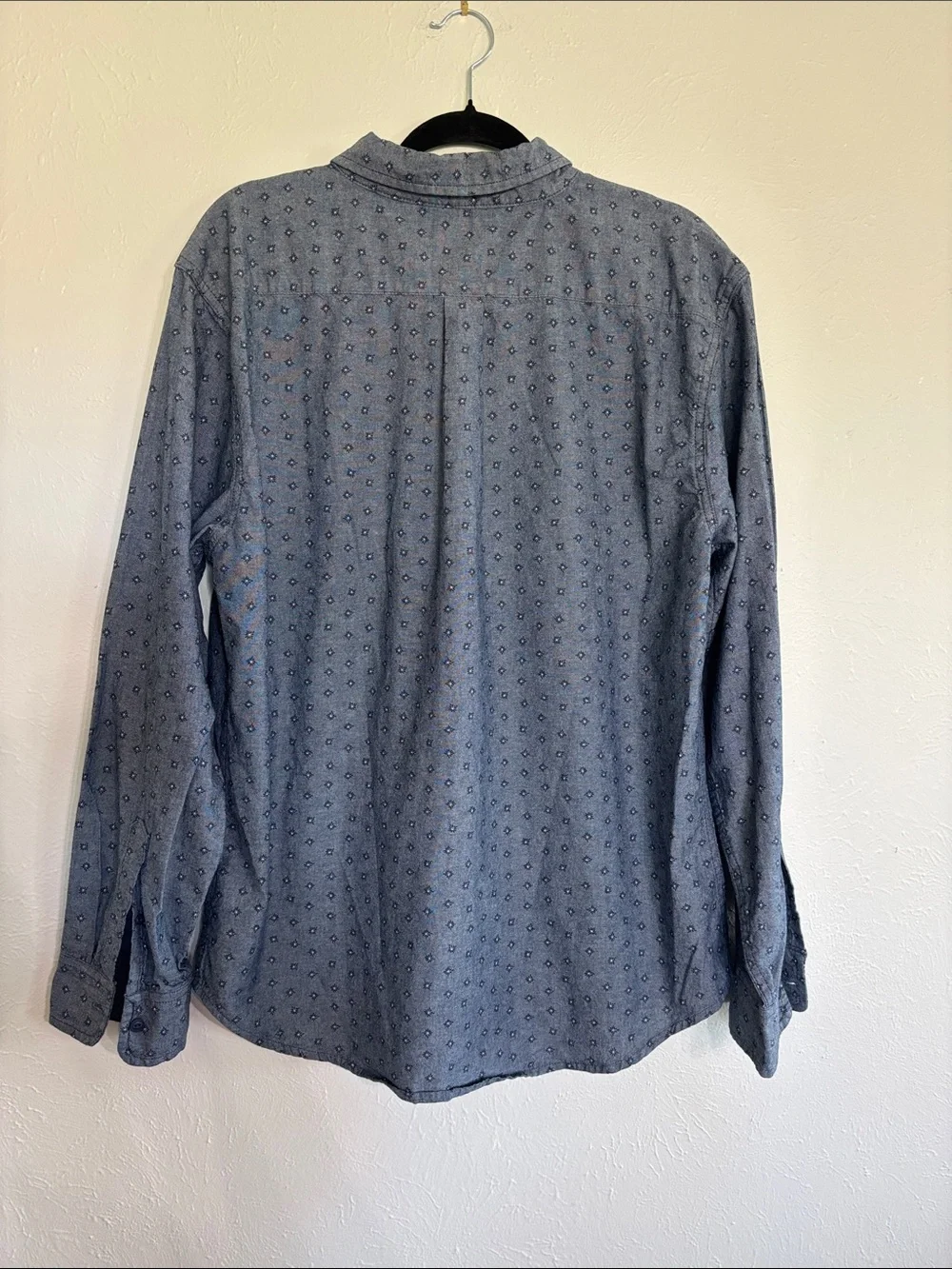 Levi's Blue Patterned Casual Shirt